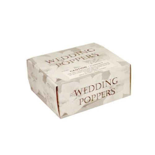 Wedding Party Poppers 72 Piece Display Box