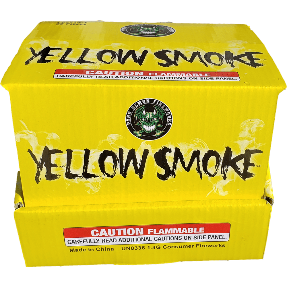 Yellow Smoke Bomb Box of 30 Wholesale Skylanterns