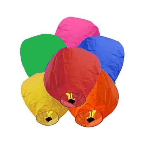 108pc - 3 Cases Mixed Color Sky Lanterns